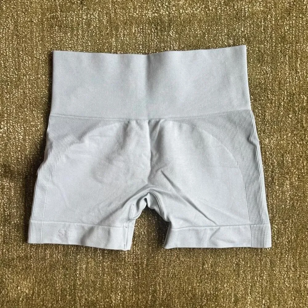 Set-active Women's Blue and Grey Shorts